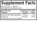 Vitamina C 250mg 100 Cápsulas Kirkman — Imunidade Diária