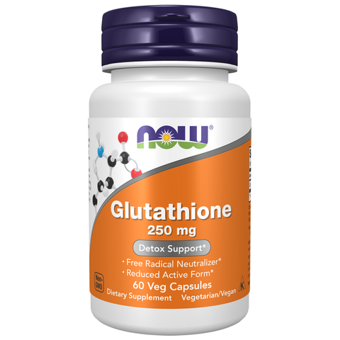 Glutationa 250 mg NOW Foods – 60 cápsulas vegetais