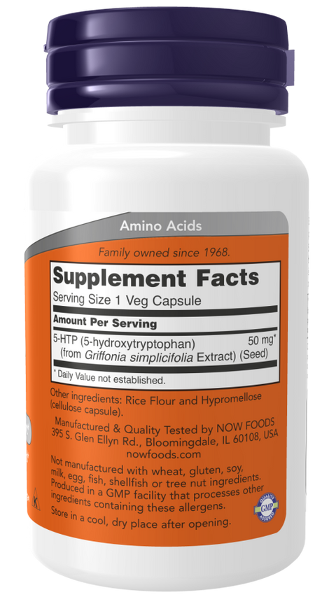 5 HTP 60 mg 90 Caps Now - Viva Saudável