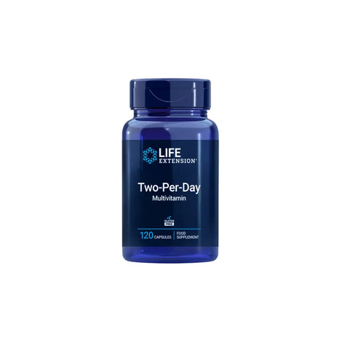 Two Per Day Life Extension – embalagem sobre fundo branco