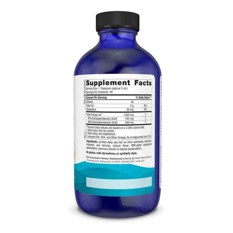 Omega 3 Líquido Nordic Naturals 237 ml - Viva Saudável