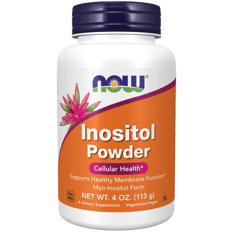 Inositol em pó NOW Foods – mio-inositol puro 113 g