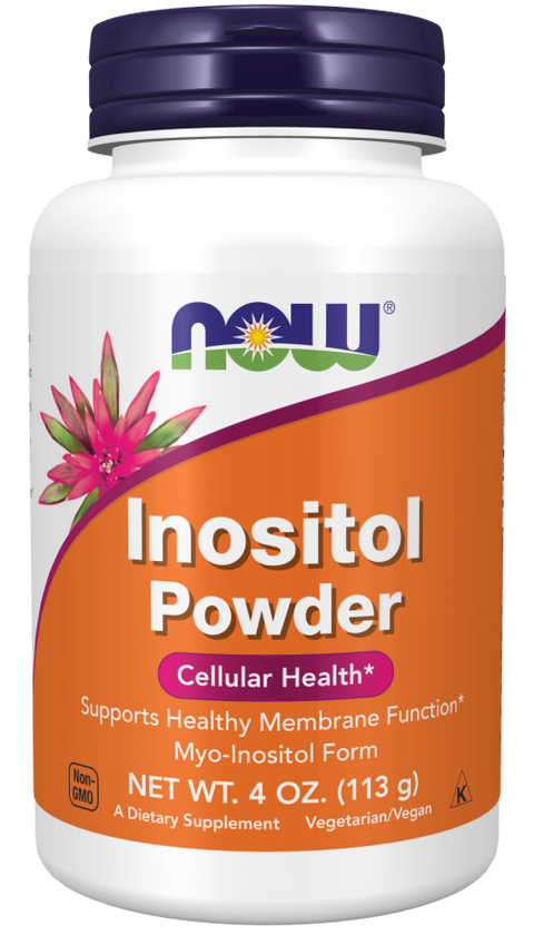 Inositol em pó NOW Foods – mio-inositol puro 113 g
