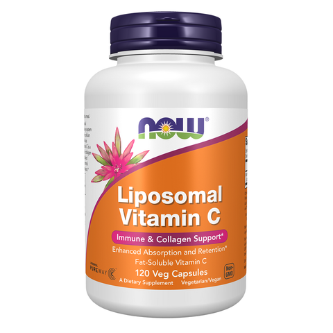 Vitamina C lipossomal NOW Foods – Liposomal Vitamin C 120 cápsulas vegetais