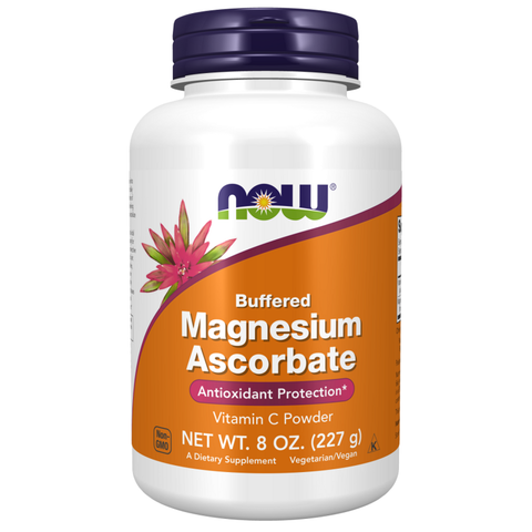 Ascorbato de magnésio em pó NOW Foods – 227 g