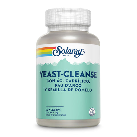 Yeast Cleanse 90 Cápsulas Vegetais Solaray – Viva Saudável