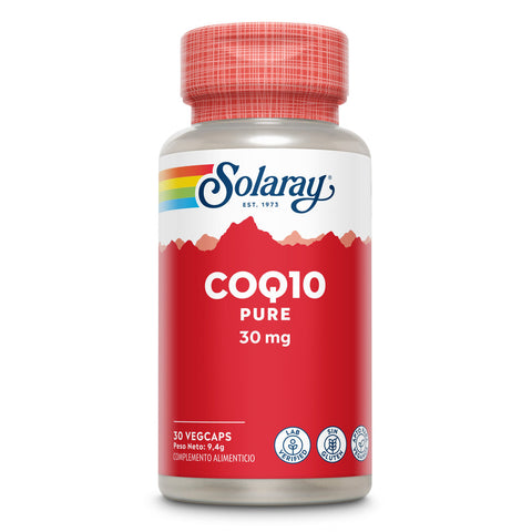 Coenzima Q10 30 mg 30 Cápsulas Vegetais Solaray – Viva Saudável