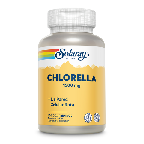 Chlorella 500 mg 120 Comprimidos Solaray – Viva Saudável