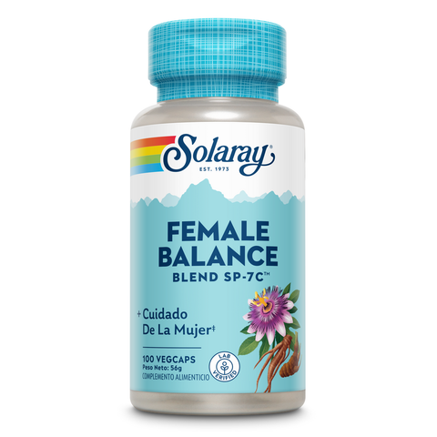 Female Balance 100 Cápsulas Vegetais Solaray – Viva Saudável