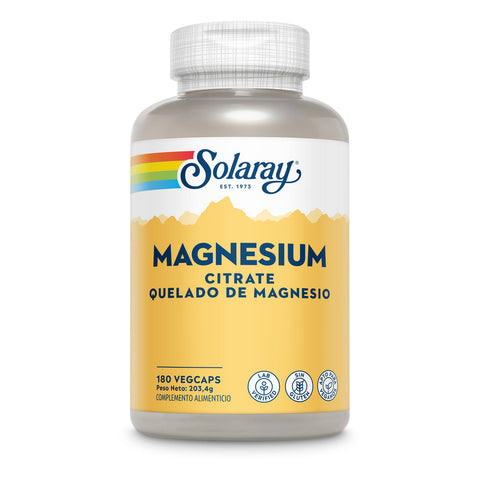 Citrato de Magnésio 90 Cápsulas Vegetais Solaray – Viva Saudável