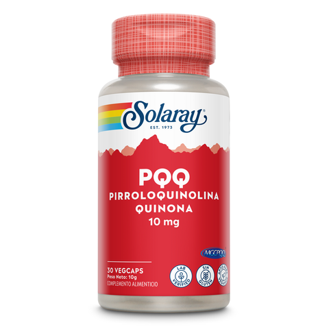 PQQ 10 mg 30 Cápsulas Vegetais Solaray – Viva Saudável