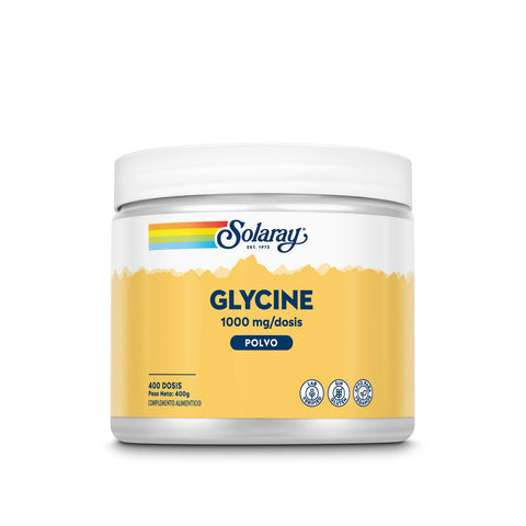 Glicina em Pó 400 g Solaray – Viva Saudável