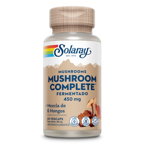 Fermented Mushroom Complete 60 Cápsulas Vegetais Solaray – Viva Saudável