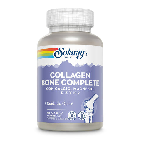 Collagen Bone Complete 90 Cápsulas Vegetais Solaray – Viva Saudável