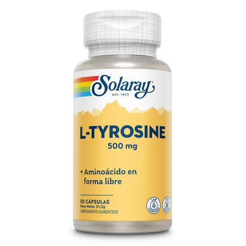 L-Tirosina 500 mg Solaray – Viva Saudável