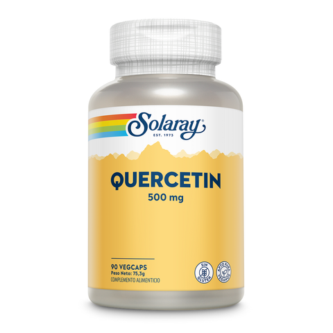 Quercetina 500 mg 90 Cápsulas Vegetais Solaray – Viva Saudável