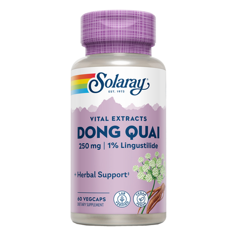 Dong Quai 60 Cápsulas Vegetais Solaray – Viva Saudável