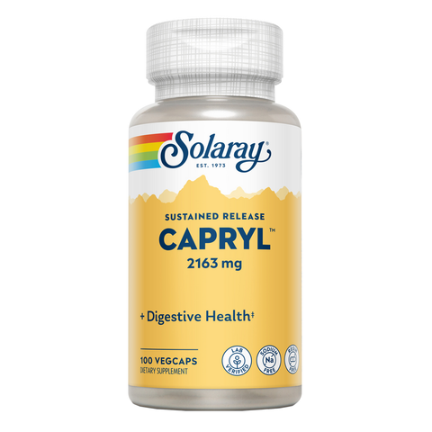 Capryl Ácido Caprílico 100 Cápsulas Vegetais Solaray – Viva Saudável