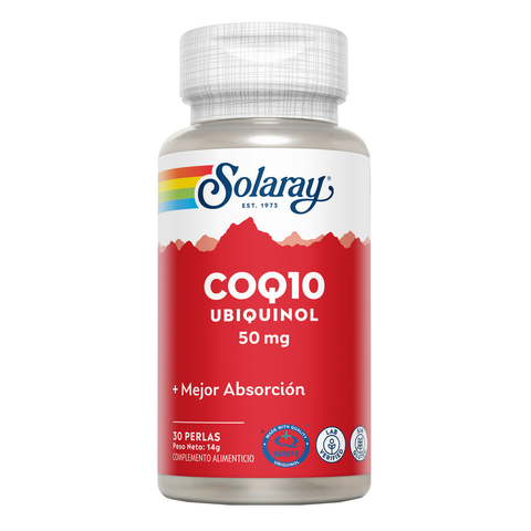 Ubiquinol Kaneka 50 mg 30 Cápsulas Moles Solaray – Viva Saudável