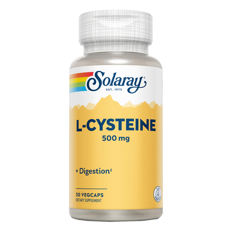 L-Cisteína 500 mg Solaray – Viva Saudável