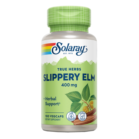 Olmo-Americano 400 mg 100 Cápsulas Vegetais Solaray – Viva Saudável