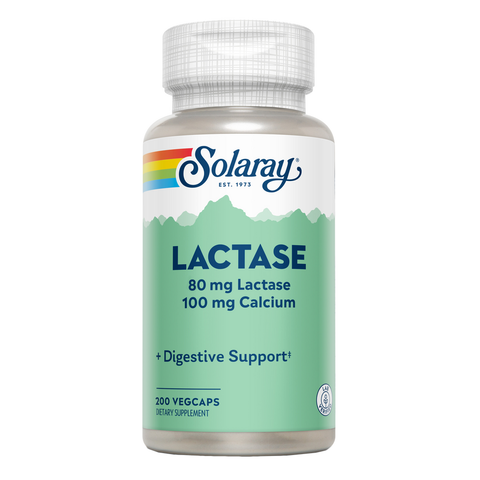 Lactase 40 mg 100 Cápsulas Vegetais Solaray – Viva Saudável