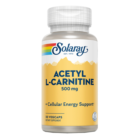 Acetil-L-Carnitina 500 mg Solaray – Viva Saudável