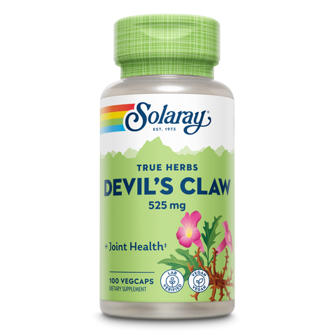 Garra-do-Diabo 525 mg 100 Cápsulas Vegetais Solaray – Viva Saudável