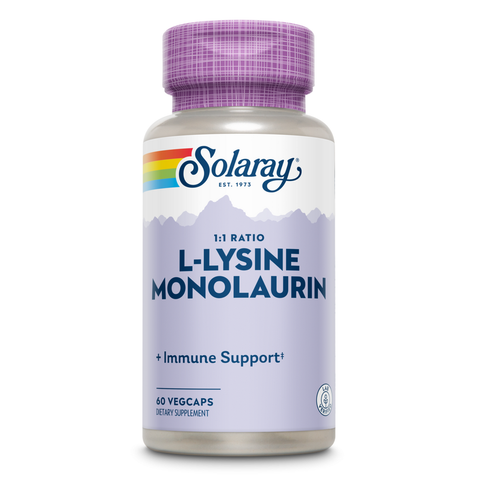 Duo L-Lisina + Monolaurina Solaray – Viva Saudável