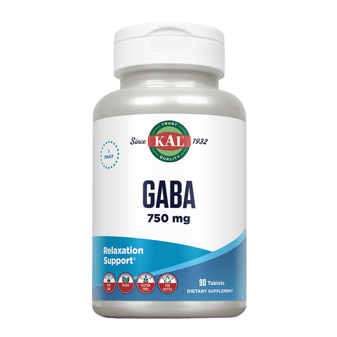 GABA 750 mg 90 Comprimidos KAL – Viva Saudável
