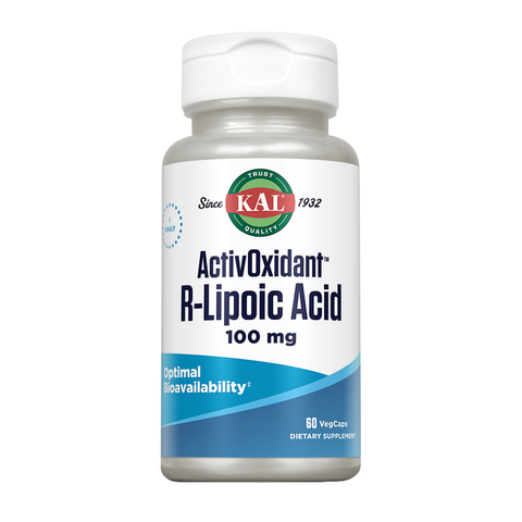 Ácido R-Alfa-Lipoico 100 mg 60 Cápsulas Vegetais KAL – Viva Saudável