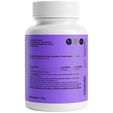 L-Tirosina 500mg