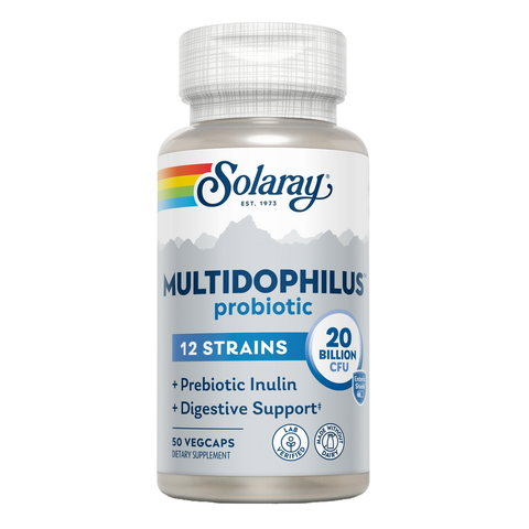 Multidophilus 12 50 Cápsulas Vegetais Solaray – Viva Saudável