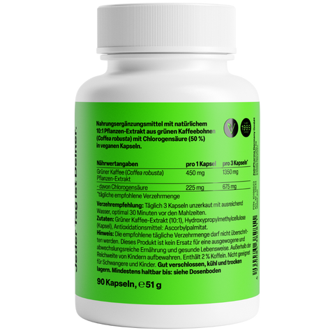 Café Verde (Gruner) Extracto 450mg