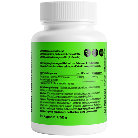 Casca de Garra de Gato (Katzenkralle) (Cat‘s Claw) 500mg