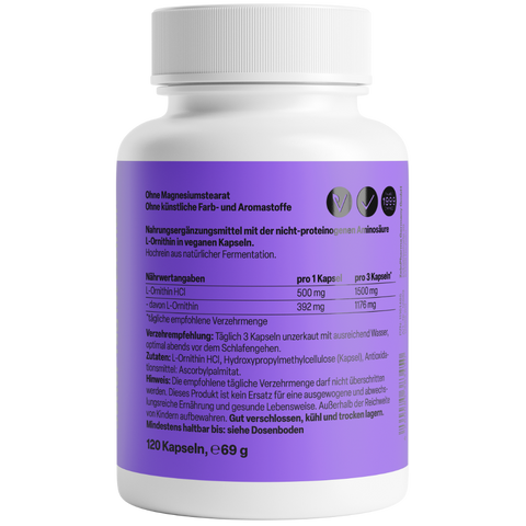 L-Ornithine 500mg