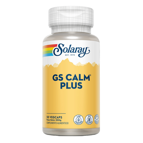 GS Calm Plus 5-HTP com Açafrão 30 Cápsulas Vegetais Solaray – Viva Saudável
