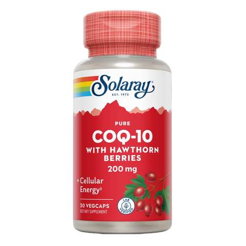 Coenzima Q10 200 mg 30 Cápsulas Vegetais Solaray – Viva Saudável