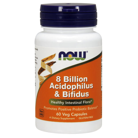 Acidophilus/Bifidus 8 Bilioes 60 Caps Now