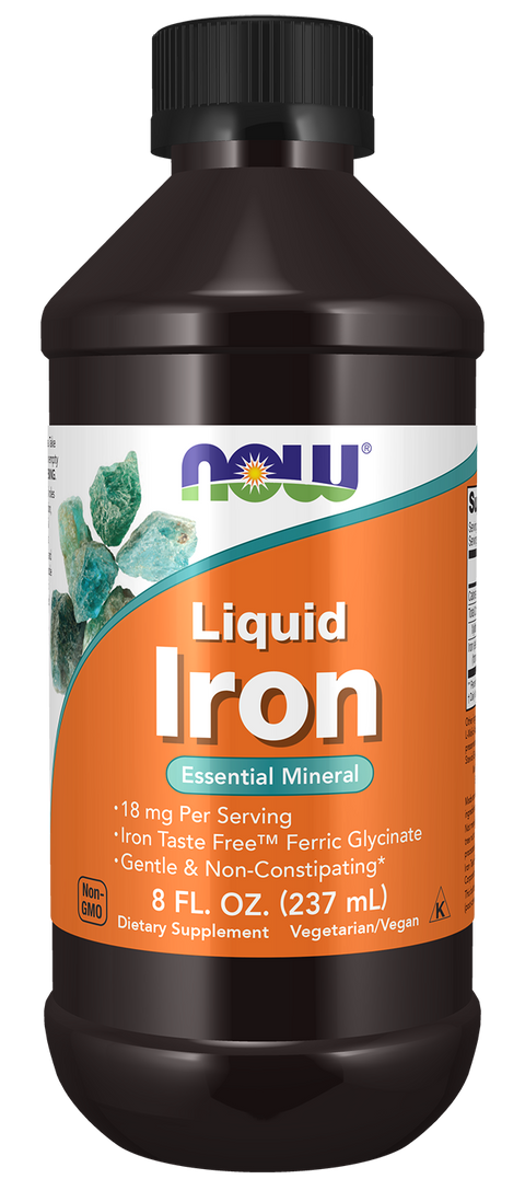 Ferro líquido NOW Foods – 237 ml