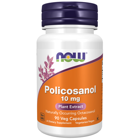 Policosanol 10 mg NOW Foods – 90 cápsulas vegetais