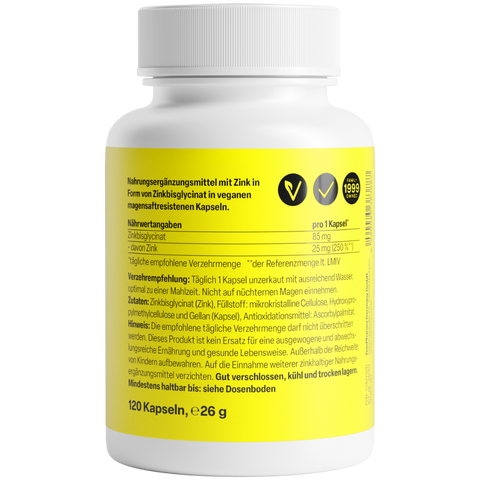 Zinco-Glicinato 25mg