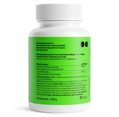 Ashwaganda 500mg KSM 66