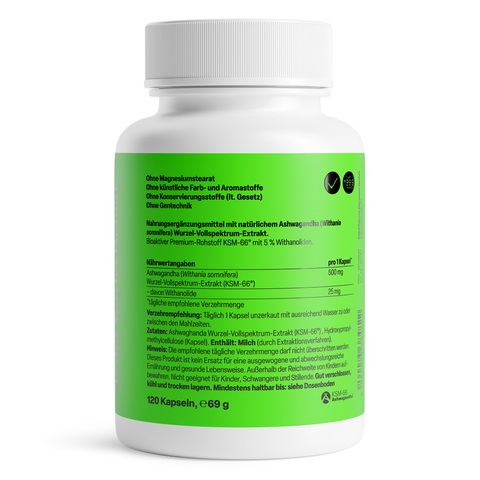 Ashwaganda 500mg KSM 66