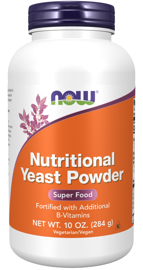 Levedura nutricional em pó NOW Foods – 284 g