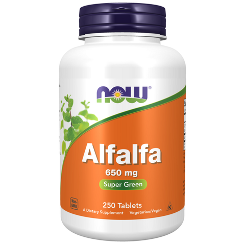 Alfalfa 650 mg NOW Foods – 250 comprimidos
