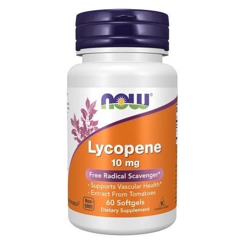 Licopeno 10 mg NOW Foods – 60 cápsulas moles