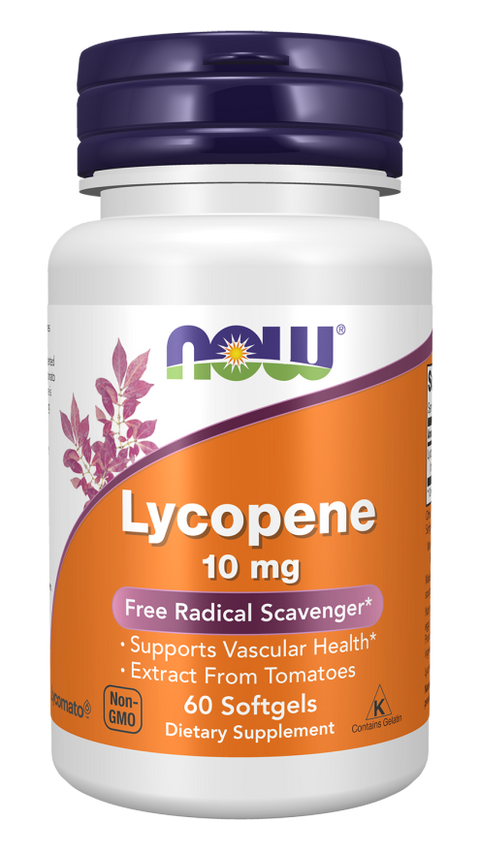 Licopeno 10 mg NOW Foods – 60 cápsulas moles