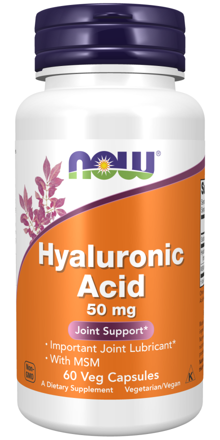Acido Hialuronico + MSM 60 Vcaps Now - Viva Saudável