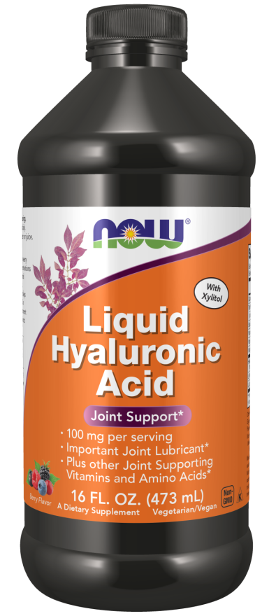 Acido Hialuronico 100 mg Liq. 473 ml Now - Viva Saudável